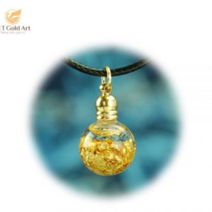Mặt dây chuyền vàng hình quả cầu (Loại nhỏ) mat day truyen qua cau loai nho