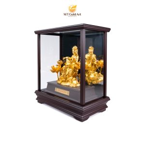 Tượng Phật Quan Âm (17x29x34cm) tuong phat nua quan am 2