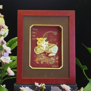 Tranh heo tài lộc- Quà tết ý nghĩa