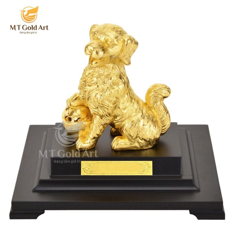 Linh vat tuat phu quy dat vang 20x16.5x24cm
