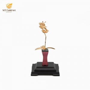 Quà tặng doanh nghiệp cao cấpchau lan mot canh dat vang 24k 1 1