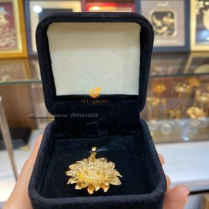 quà tặng bạn gái- mặt dây truyền hoa hướng dương