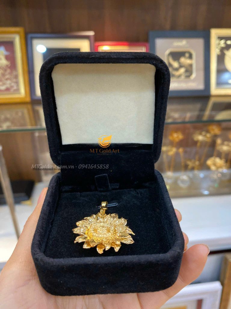 quà tặng bạn gái- mặt dây truyền hoa hướng dương quà tặng bạn gái- mặt dây truyền hoa hướng dương