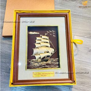 qua tang khach hang Dang Uy UBND UBMT phuong phu thuong tranh thuyen thuan buom xuoi gio1