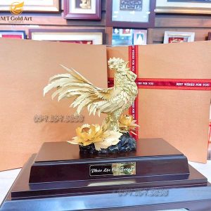 qua tang khach hang cao cap tuong ga dat vang