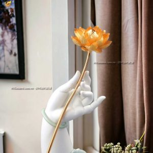 quà tặng mừng thọ ông bà- phật thủ liên hoa