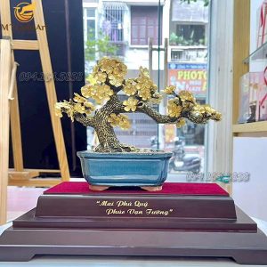 qua tet cao cap chau hoa mai ngu phuc dat vang