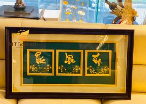 Tranh chữ Phúc Lộc Thọ- Quà tặng tết cao cấp