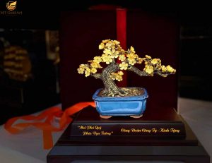 Chậu hoa mai ngữ phúc- Quà tết biếu sếp cao cấp, ý nghĩa