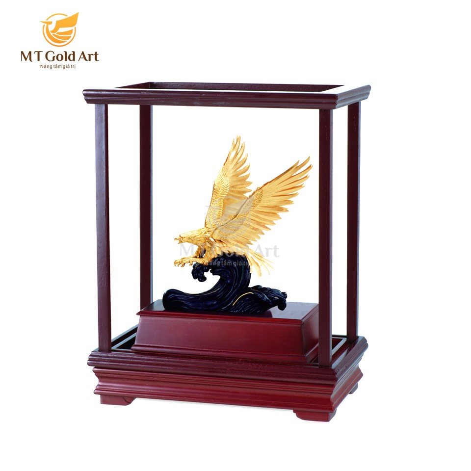 Quà tặng sếp : 69+ Gợi ý quà tặng sếp độc đáo, sang trọng, gây ấn tượng. linh vat dai bang dat vang 17x29x34cm 1