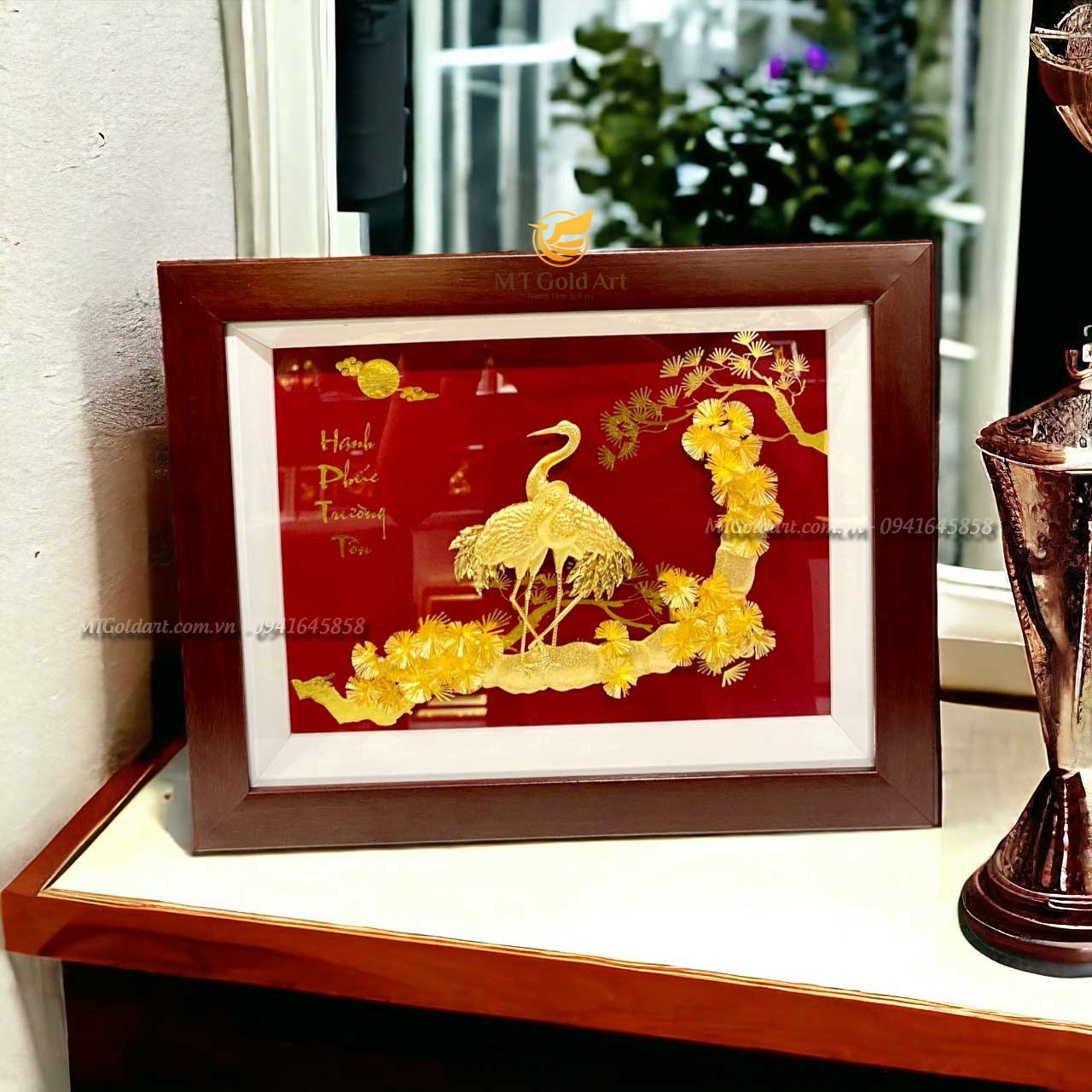 Quà Tặng Kỷ Niệm Ngày Cưới : 25+ Xu Hướng Quà tặng Cao Cấp, Ý Nghĩa Tranh tùng hạc hiên diên- Quà tặng kỷ niệm ngày cưới cao cấp, ý nghĩa