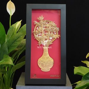 Tranh bình hoa trúc- Quà tặng cao cấp, ý nghĩa