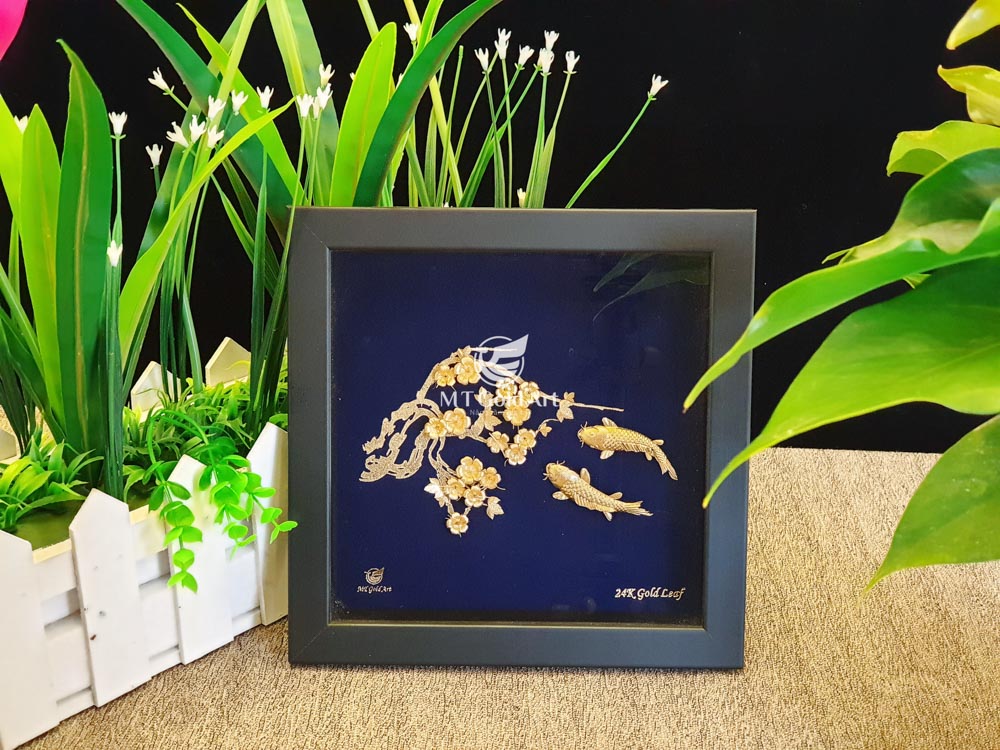 tranh ca chep hoa mai 2020