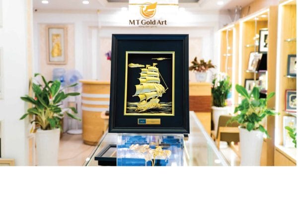 Tranh thuyền buồm phong thủy - Quà tặng cao cấp