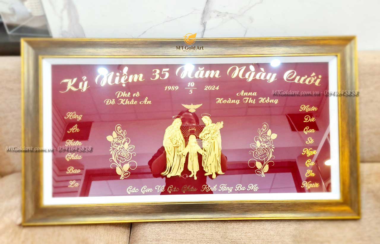 Quà Tặng Kỷ Niệm Ngày Cưới : 25+ Xu Hướng Quà tặng Cao Cấp, Ý Nghĩa quà tặng kỷ niệm 35 năm ngày cưới phê rô Đỗ Khắc Ân- Anna Hoàng Thị Hồng