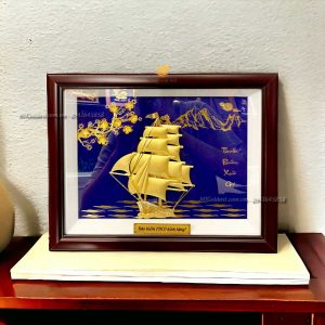 Quà tặng sinh nhật bố ý nghĩa- tranh thuyền thuận buồm xuôi gió