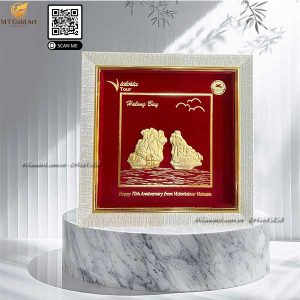quà tặng đối tác nước ngoài- tranh vịnh hạ long