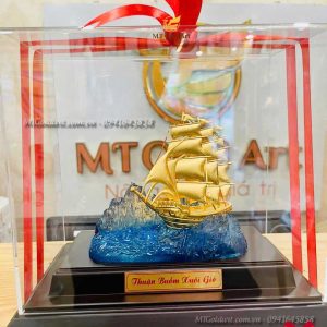 Trang chủ quà tặng sếp thăng chức- mô hình thuyền thuận buồm xuôi gió