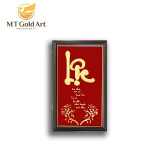 Tranh chữ lộc dát vàng 24k (35x55cm) tranh chu loc 3 600x600 1