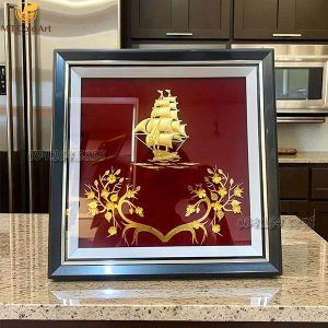 tranh thuyen buom phong thuy qua tang doanh nghiep cao cap 1