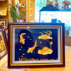Tranh Cá Chép Hoa Sen dát Vàng(27×34cm) z3791830261888 def16981b14d09f2815647fc0517f6ff