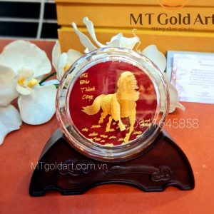 Chặn giấy mã đáo thành công- Quà tặng Sếp ý nghĩa