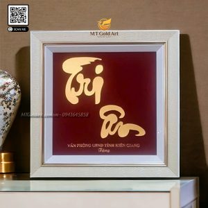 quà tặng tri ân khách hàng- tranh chữ tri ân