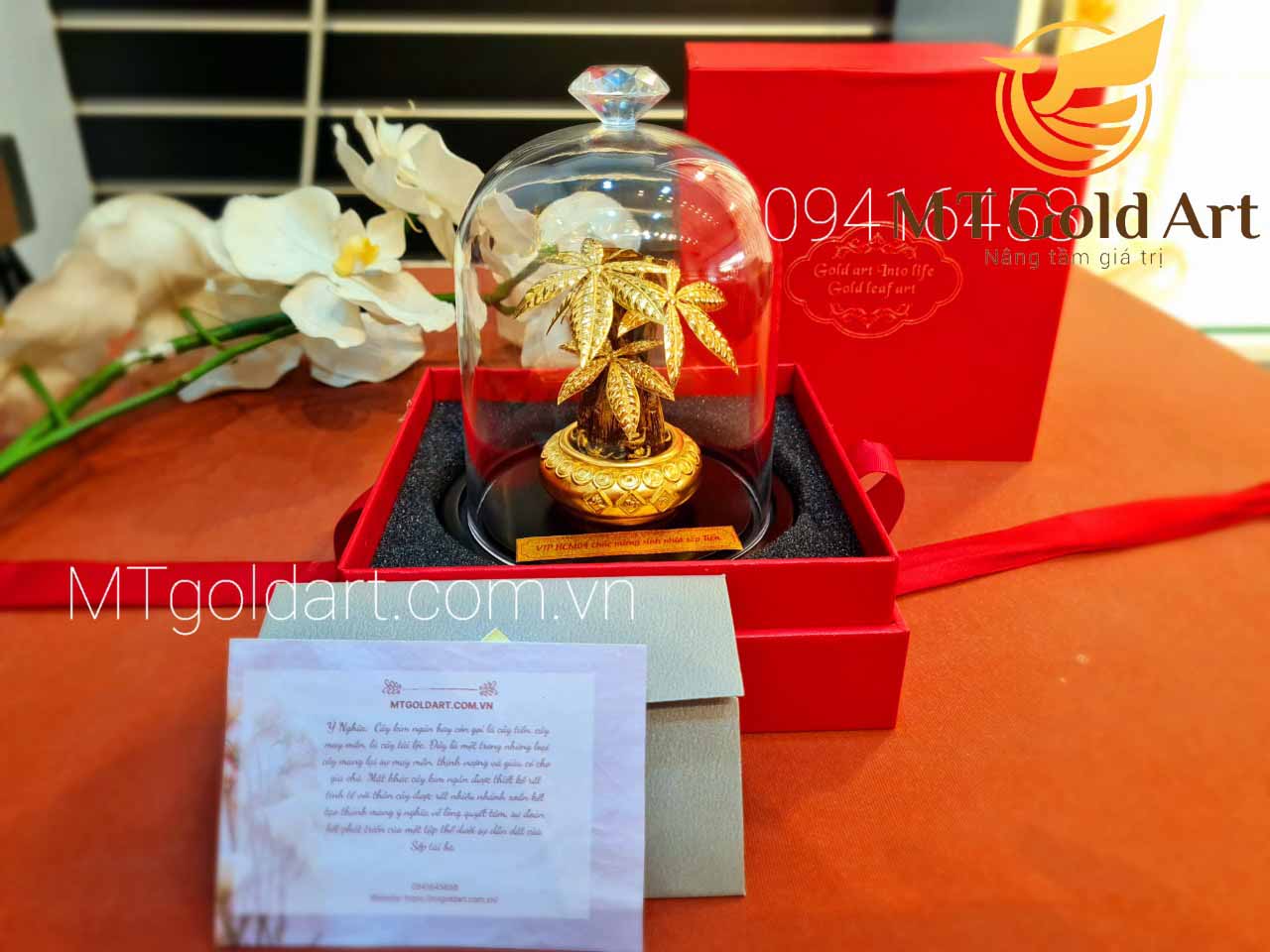 Mách Bạn 35+ Món Quà Tết Doanh Nghiệp Tặng Khách Hàng, Công Ty, Đối Tác Cao Cấp, Ý Nghĩa Không Thể Bỏ Qua cay kim ngan dat vang 4