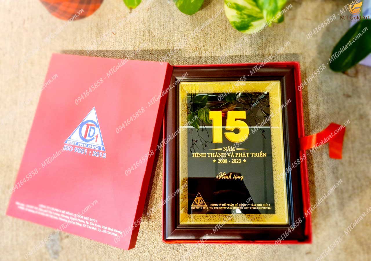 Mách Bạn 35+ Món Quà Tết Doanh Nghiệp Tặng Khách Hàng, Công Ty, Đối Tác Cao Cấp, Ý Nghĩa Không Thể Bỏ Qua Tranh thiết kế theo yêu cầu- Quà tặng kỷ niệm 15 năm thành lập công ty Cổ Phần Bê Tông Ly Tâm Thủ Đức 1