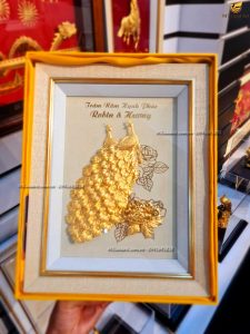 Tranh đôi chim công hoa mẫu đơn- quà cưới cho cặp đôi Robin+ Hương