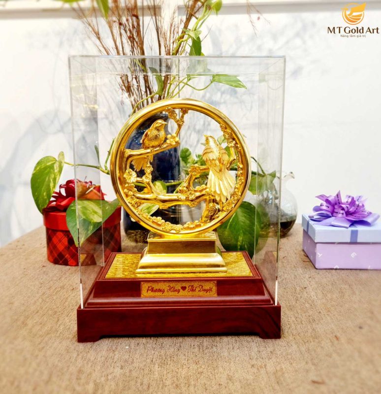 tượng đôi chim uyên ương- quà tặng kỷ niệm ngày cưới ý nghĩa