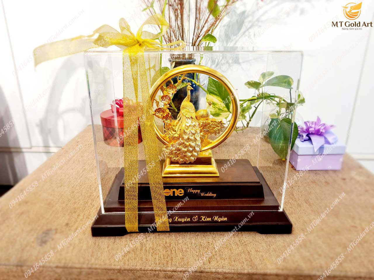 Quà Tặng Kỷ Niệm Ngày Cưới : 25+ Xu Hướng Quà tặng Cao Cấp, Ý Nghĩa Tượng đôi chim công- Quà cưới cao cấp, ý nghĩa