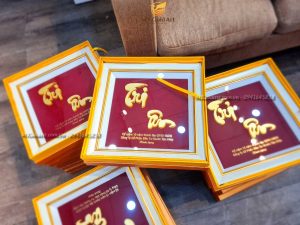 Tranh chữ Tri Ân- Quà tặng kỷ niệm 10 năm thành lập CTCP Đầu Tư Nước Tân Hiệp