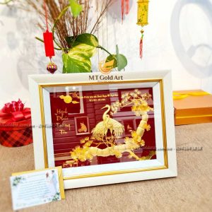 Tranh tùng hạc diên niên – Quà cưới, quà mừng thọ cao cấp (25x32cm) tranh tung hac hien dien qua tang ky niem 10 nam ngay cuoi anh chi huyen hau3