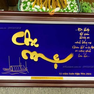 tranh chữ cha mẹ- quà tặng kỷ niệm ngày cưới cha mẹ