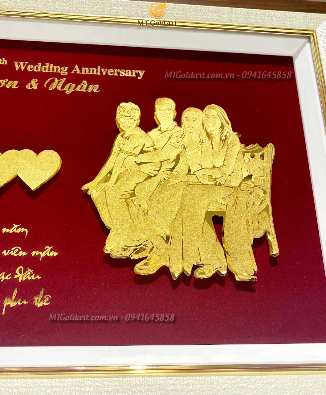 Quà Tặng Kỷ Niệm Ngày Cưới : 25+ Xu Hướng Quà tặng Cao Cấp, Ý Nghĩa quà tặng kỷ niệm 15 năm ngày cưới Sơn Ngân- tranh thiết kế theo yêu cầu