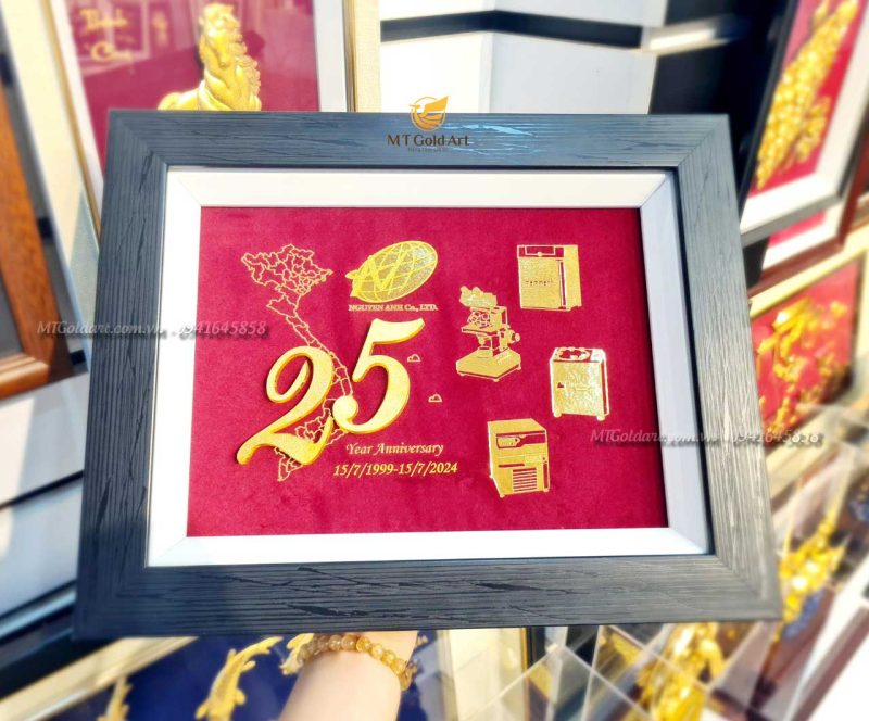 Quà Tặng Kỷ Niệm 25 Năm Thành Lập Doanh Nghiệp- Tranh Thiết Kế Theo Yêu Cầu quà tặng kỷ niệm 25 năm thành lập công ty- tranh thiết kế theo yêu cầu