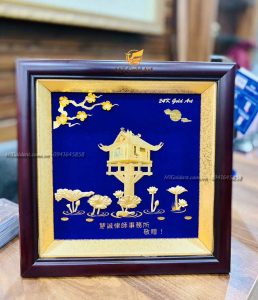 Quà tặng đối tác trung quốc- tranh chùa một cột