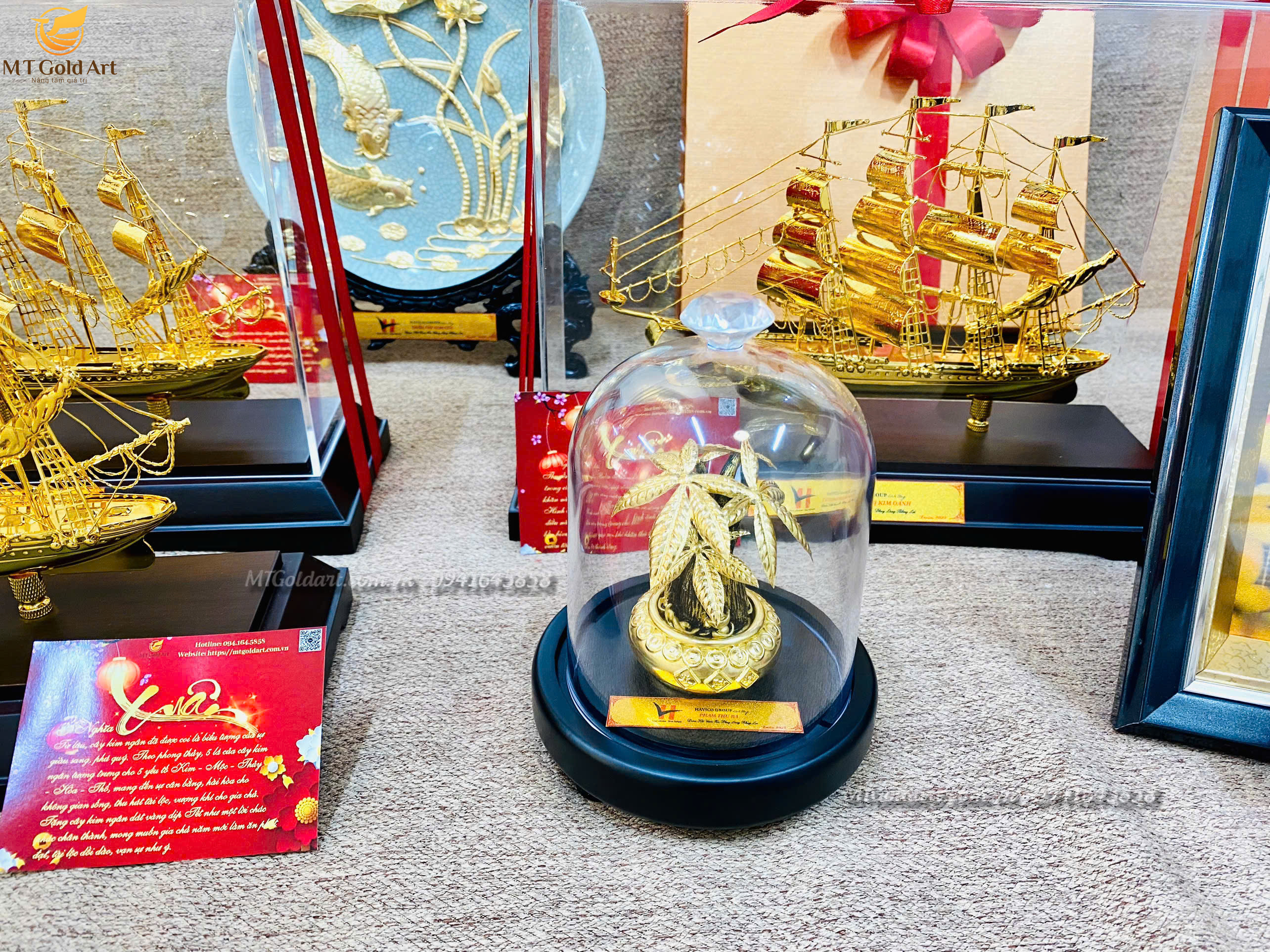 quà tết nhân viên thâm niên- Havico- quà tặng dát vàng