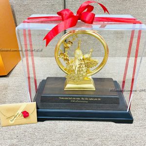 Tượng đôi chim công và hoa mẫu đơn dát vàng – Mẫu 1 (21x14x28cm) qua tang ky niem 30 nam ngay cuoi anh chi tuong doi chim cong nhan dat vang2 scaled