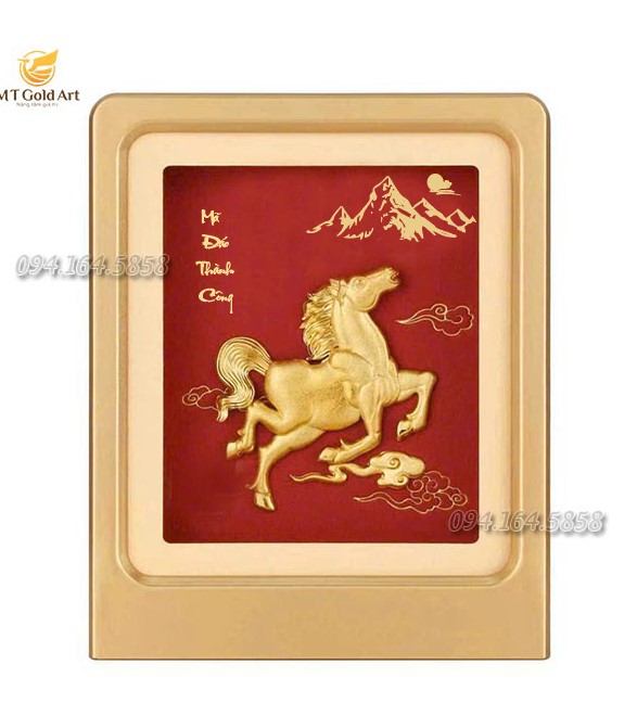 quà tết 2026 cao cấp- tranh ngựa mạ vàng quà tết 2026 cao cấp- tranh ngựa mạ vàng