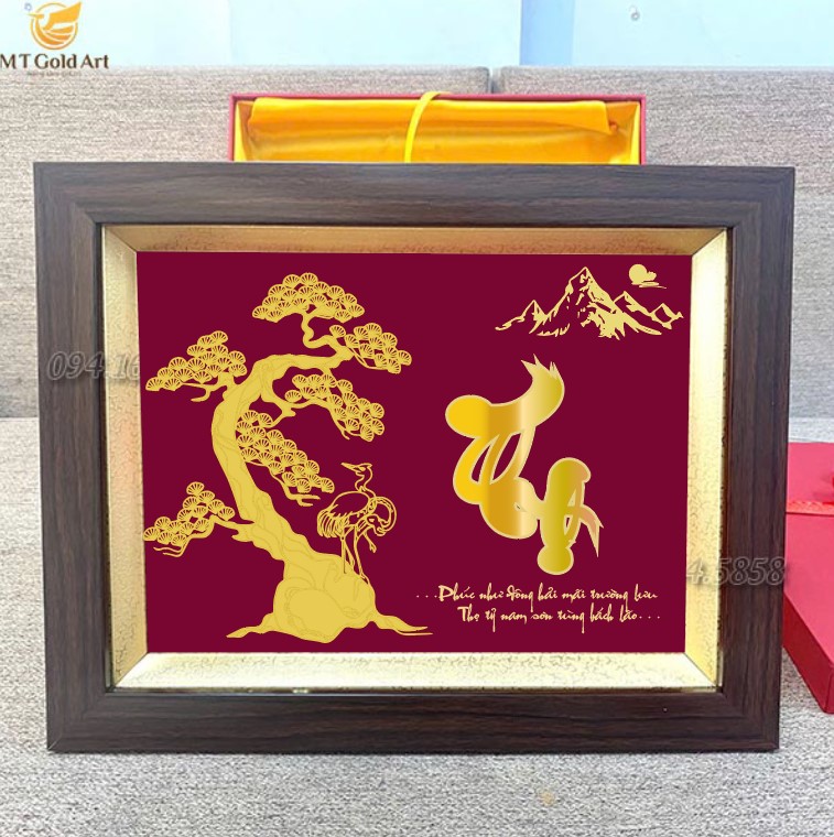 quà mừng thọ ý nghĩa- tranh chữ thọ dát vàng quà mừng thọ ý nghĩa- tranh chữ thọ dát vàng