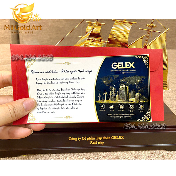 thiệp quà tặng kèm theo quà của Mt Gold Art