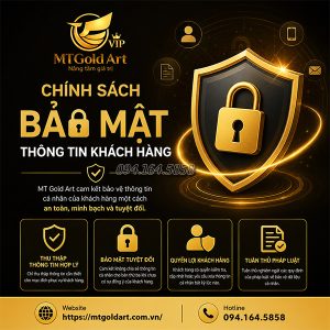 Chính sách bảo mật thông tin khách hàng tại quà vàng Mt Gold Art
