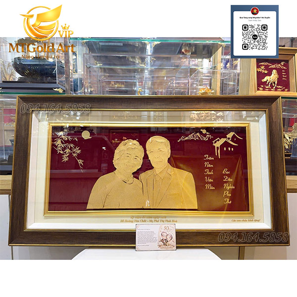 Qua tang doanh nghiep cao cap dat vang, ma vang MT Gold Art